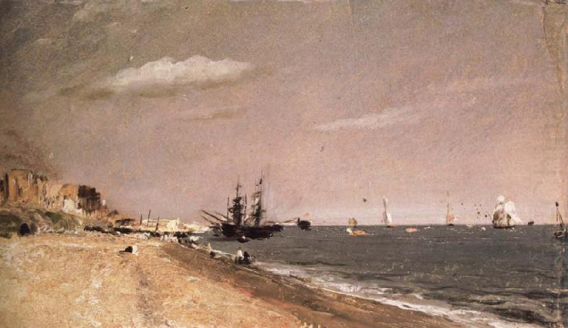 John Constable brighton beach with colliers china oil painting image